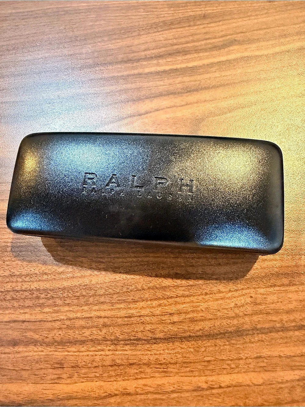 Ralph Lauren Hard Shell Sunglasses Eyeglass Case Black